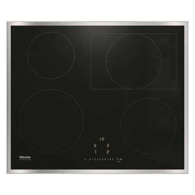 Miele KM7262FR 62cm 4 Zone Induction Hob with Stainless Steel Frame