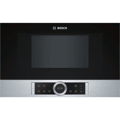 Bosch Serie 8 BFL634GS1B Built-in Solo Microwave