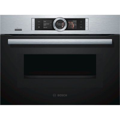 Bosch Serie 8 CMG676BS6B Built-in Smart Combination Microwave