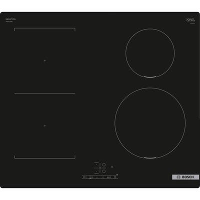 Bosch PWP611BB5B Serie 4 Touch Control 60cm Four Zone Induction Hob