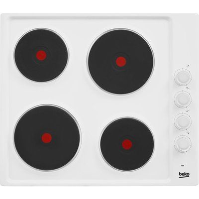 Beko HIZE64101W Electric Solid Plate Hob
