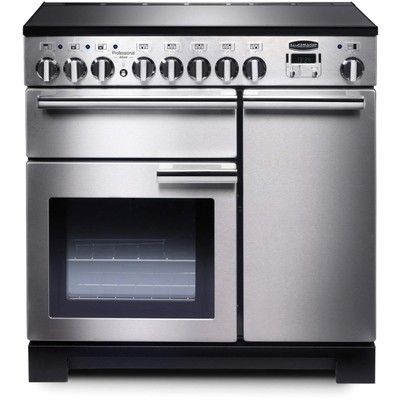 Rangemaster PDL90EISSC Professional Deluxe 90cm Electric Range Cooker with Induction Hob