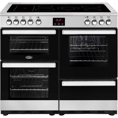 Belling Cookcentre 100E 100cm Electric Range Cooker with Ceramic Hob