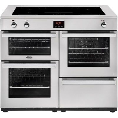 Belling Cookcentre 110Ei Professional 110cm Electric Range Cooker with Induction Hob