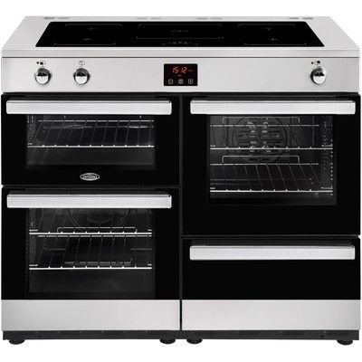 Belling Cookcentre 110Ei 110cm Electric Induction Range Cooker Stainless steel