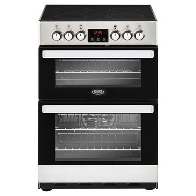 Belling Cookcentre 60E 60cm Double Oven Electric Cooker With Ceramic Hob