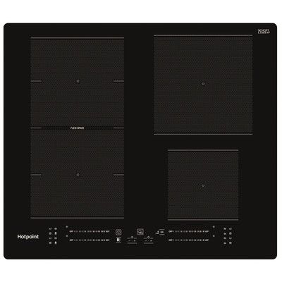 Hotpoint TS5760FNE 59cm 4 Zone Induction Hob with Flexi Space