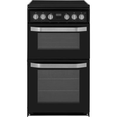 Hotpoint HD5V93CCB 50cm Double Oven Electric Cooker with Ceramic Hob