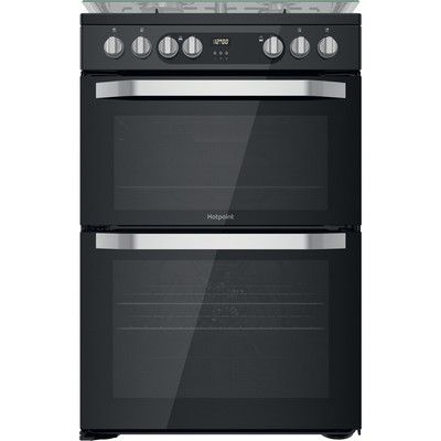 Hotpoint HDM67G9C2CB 60cm Double Oven Dual Fuel Cooker