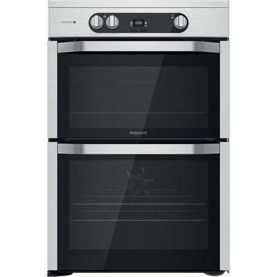 Hotpoint HDM67I9H2CX 60cm Double Oven Induction Electric Cooker