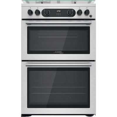 Hotpoint CD67G0CCX Cannon 60cm Double Oven Gas Cooker