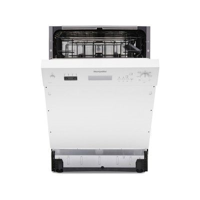 Montpellier MDI655W 12 Place Settings Semi Integrated Dishwasher