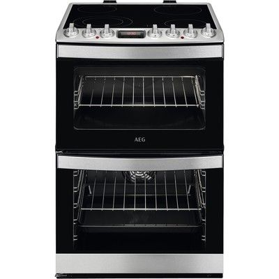AEG CCB6740ACM 60cm Double Oven Electric Cooker