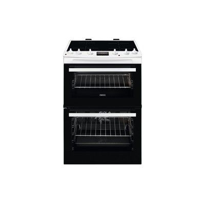 Zanussi ZCI66280WA 60cm Double Oven Induction Electric Cooker