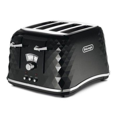 Delonghi CTJ4003.BK Brillante 4 Slice Toaster