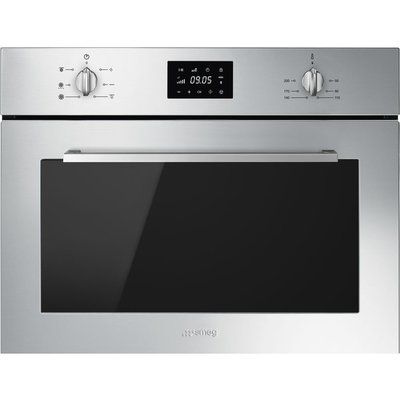Smeg Cucina SF4400MCX Built-in Compact Combination Microwave