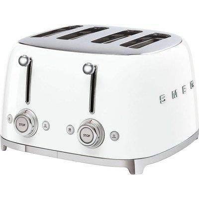 Smeg 50s Retro Style TSF03WHUK 4-Slice Toaster