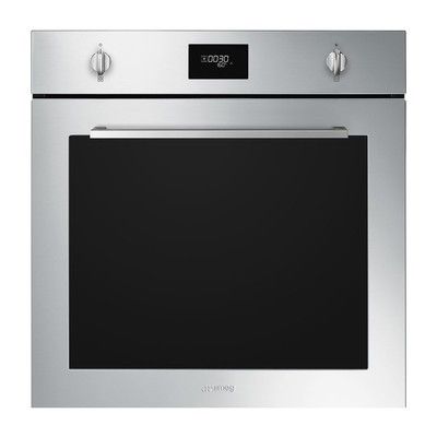 Smeg SFP6401TVX1 Cucina Pyrolytic Self Cleaning Multi-function Single Oven