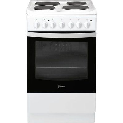 Indesit IS5E4KHW 50 cm Electric Solid Plate Cooker