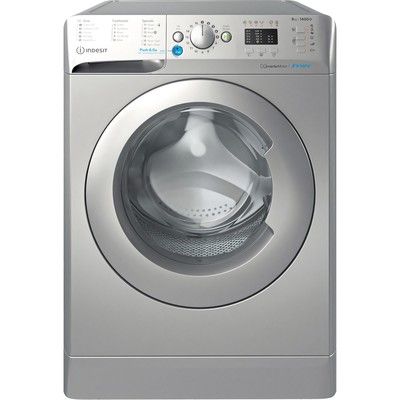 Indesit BWA81485XSUKN Push And Wash 8kg 1400rpm Freestanding Washing Machine