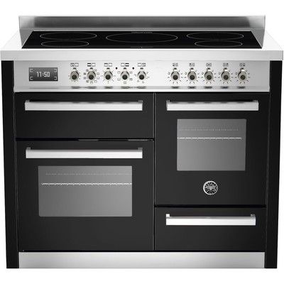 Bertazzoni PRO110-5I-MFE-T-NET Professional Series 110cm Electric Range Cooker with Induction Hob