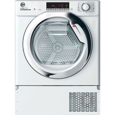Hoover BHTDH7A1TCE WiFi-enabled Integrated 7kg Heat Pump Tumble Dryer