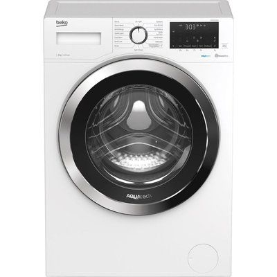 Beko Pro AquaTech WEX84064E0W Bluetooth 8kg 1400 Spin Washing Machine