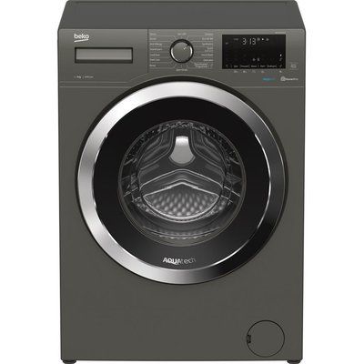 Beko Aquatech RecycledTub WEX94064E0G Bluetooth 9kg 1400 Spin Washing Machine