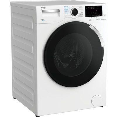 Beko Ultrafast RecycledTub WDEY854P44QW Bluetooth 8kg Washer Dryer