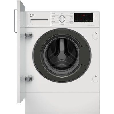 Beko Pro WTIK86151F Integrated 8kg 1600 Spin Washing Machine