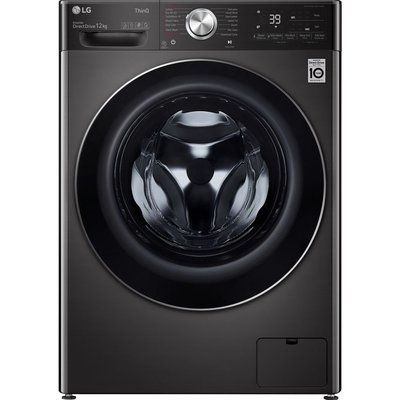 LG TurboWash 360 with Steam+ V10 F4V1012BTSE WiFi-enabled 12kg 1400 Spin Washing Machine