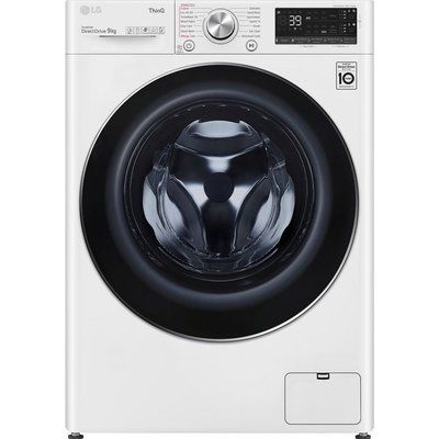 LG TurboWash 360 with AIDD V9 F6V909WTSA WiFi-enabled 9kg 1600 Spin Washing Machine