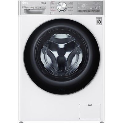 LG EZDispense with TurboWash 360 V11 FWV1128WTSA WiFi-enabled 12kg Washer Dryer