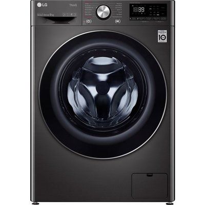 LG TurboWash 360 with AI DD V10 F6V1009BTSE WiFi-enabled 9kg 1600 Spin Washing Machine