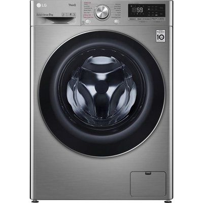 LG TurboWash with AI DD V7 F4V709STSE WiFi-enabled 9kg 1400 Spin Washing Machine