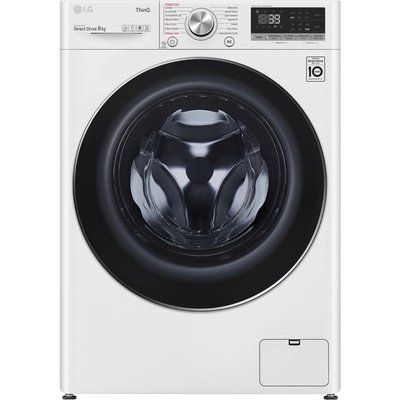 LG TurboWash 360 with AI DD V9 F4V909WTSE WiFi-enabled 9kg 1400 Spin Washing Machine