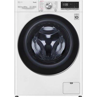 LG TurboWash 360 with AI DD V9 F4V910WTSE WiFi-enabled 10.5kg 1400 Spin Washing Machine