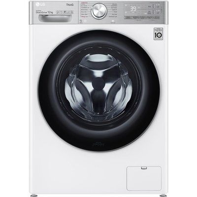 LG EZDispense with TurboWash 360 V11 F4V1112WTSA WiFi-enabled 12kg 1400 Spin Washing Machine