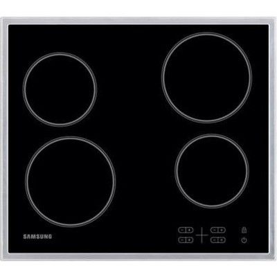Samsung C61R1AAMST 58cm Wide 4 Zone Ceramic Hob with Stainless Steel Frame