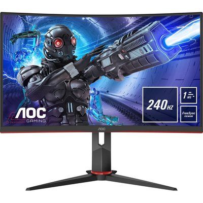 AOC C32G2ZE/BK Full HD 31.5" Curved WLED Gaming Monitor