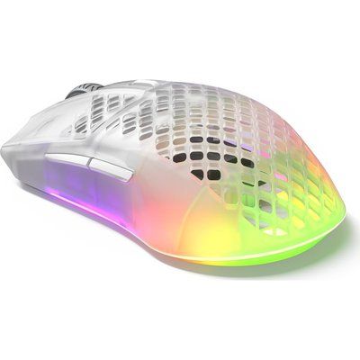SteelSeries Aerox 3 Ghost RGB Wireless Optical Gaming Mouse