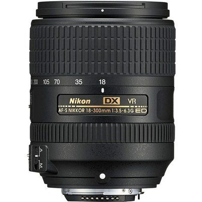Nikon AF-S DX NIKKOR 18-300 mm f/3.5-6.3G ED VR Telephoto Zoom Camera Lens