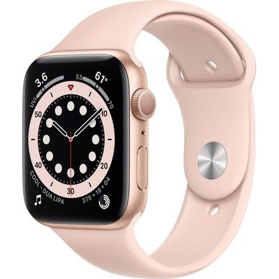 Apple Watch Series 6 - 40mm Gold Aluminium Case with Pink Sand Sports Band