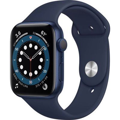 Apple Watch Series 6 - 40mm Blue Aluminium Case with Deep Navy Sports Band