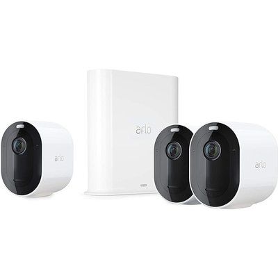 Arlo Pro 3 2K WiFi Security Camera System - 3 Cameras