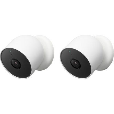 Google Nest Cam Indoor & Outdoor Smart Security Camera - 2-Pack