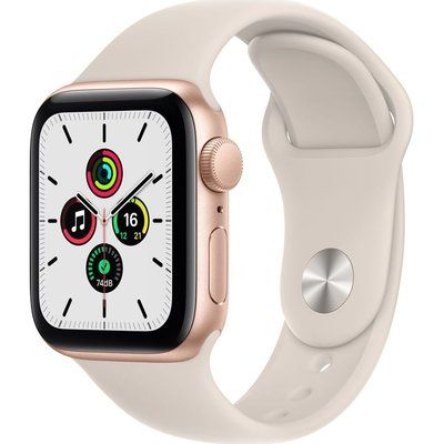 Apple Watch SE - 40mm Gold Case with Starlight Sports Band