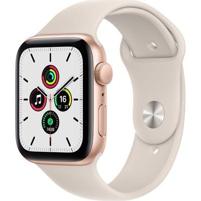 Apple Watch SE - 44mm Gold Aluminium Case with Starlight Sports Band