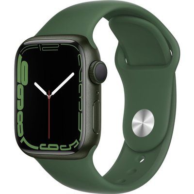 Apple Watch Series 7 - 41mm Green Aluminium Case with Clover Sports Band