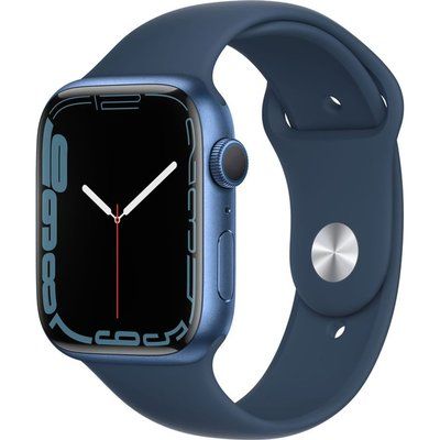 Apple Watch Series 7 - 45mm Blue Aluminium Case with Abyss Blue Sports Band